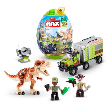 Set 310 Bloques Max Dino Escape En Huevo De Zuru
