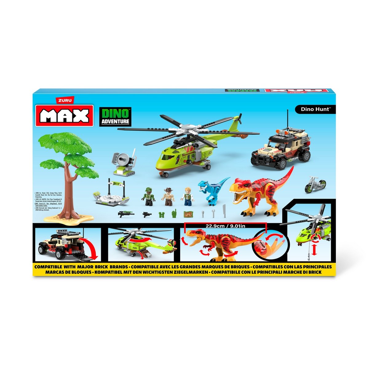 Set 571 Bloques Mas Dini Escape En Caja De Zuru