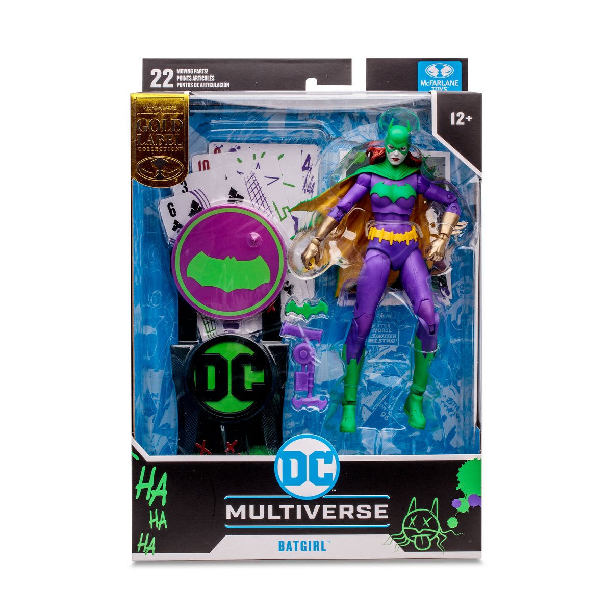 Figura Dc Multiverse 18 Cms Batgirl Jokerized Gold Label De Mc Farlane