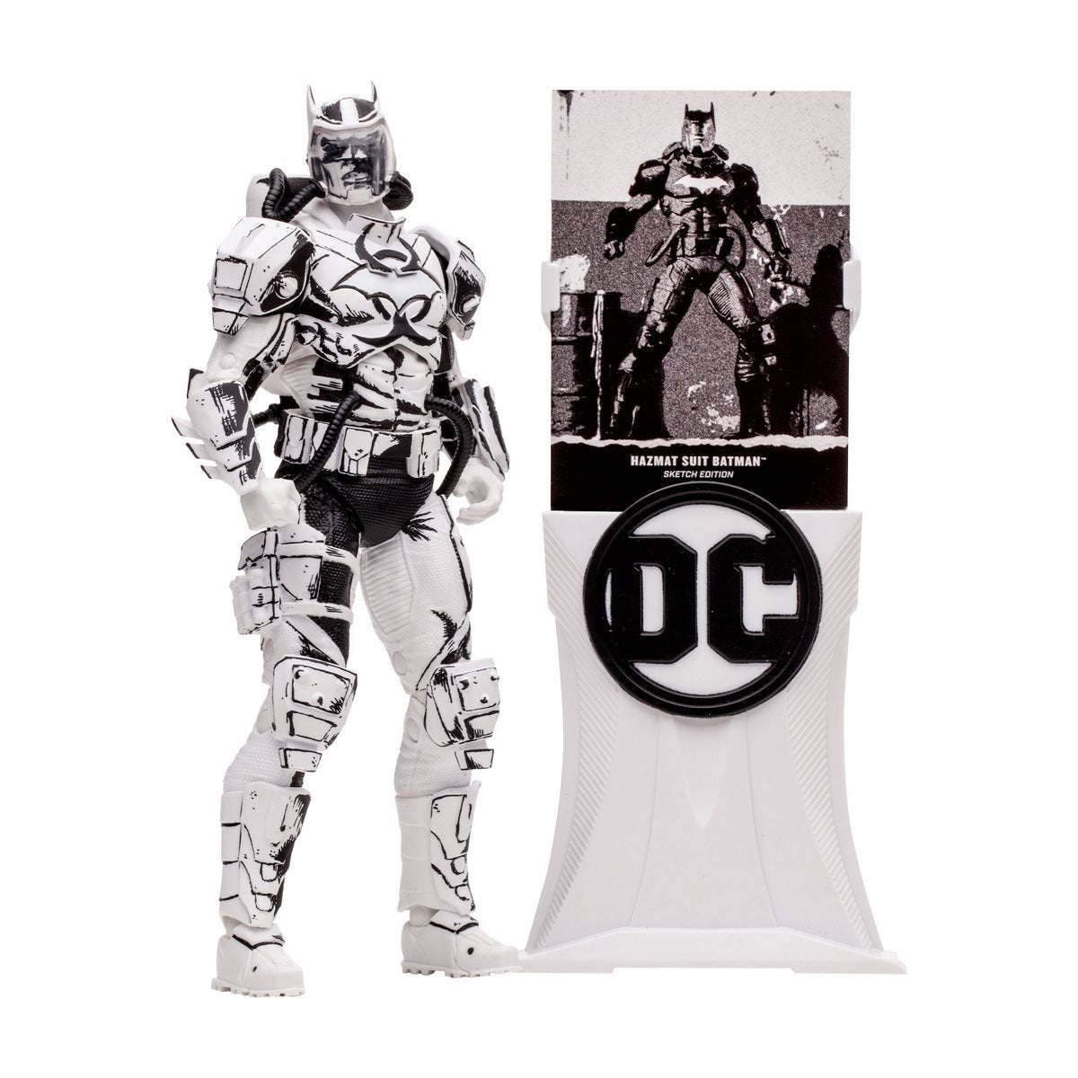 Figura Dc Multiverse 18 Cms Batman Hazmat Suit Gol Label De Mc Farlane