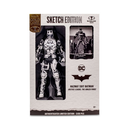 Figura Dc Multiverse 18 Cms Batman Hazmat Suit Gol Label De Mc Farlane
