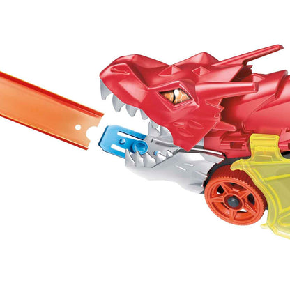 Hot Wheels Large Scales Remolque De Dragón