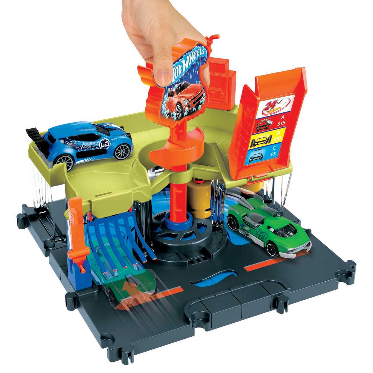 Hot Wheels City Autolavado De La Ciudad