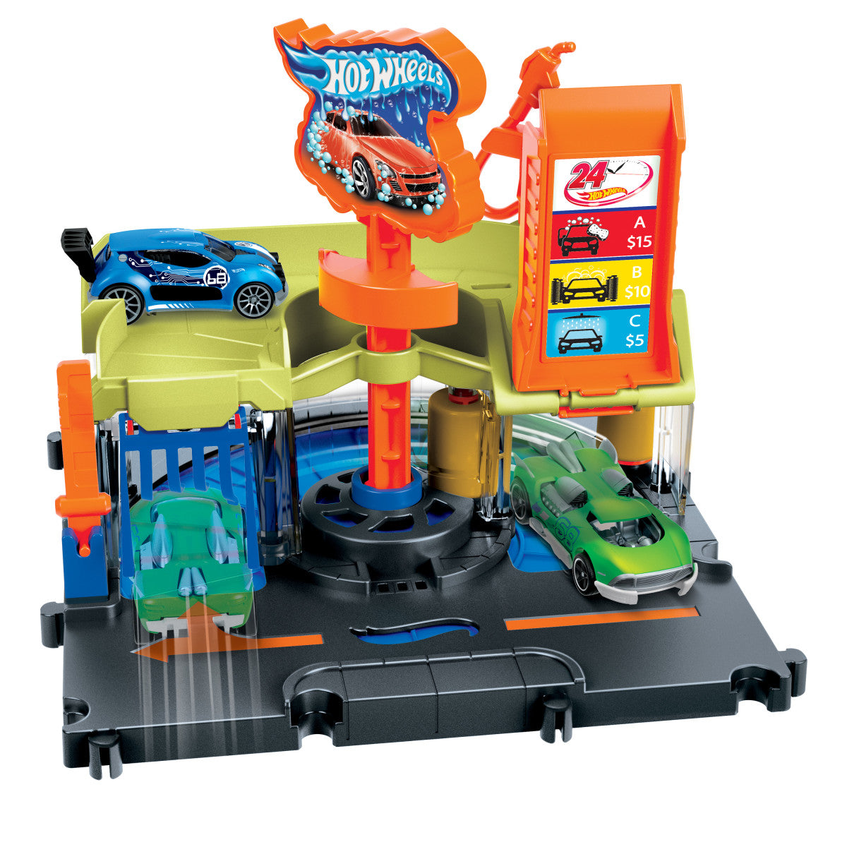 Hot Wheels City Autolavado De La Ciudad