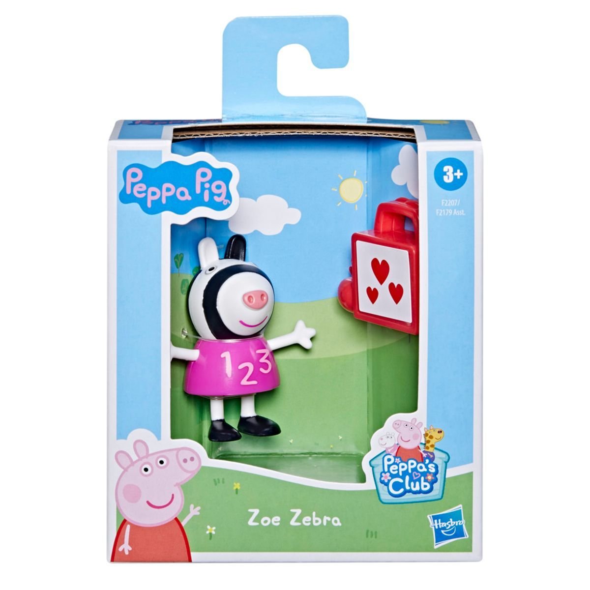 Figura Peppa Pig Amigos Divertidos - Zoe Zebra