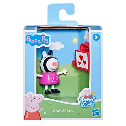 Figura Peppa Pig Amigos Divertidos - Zoe Zebra