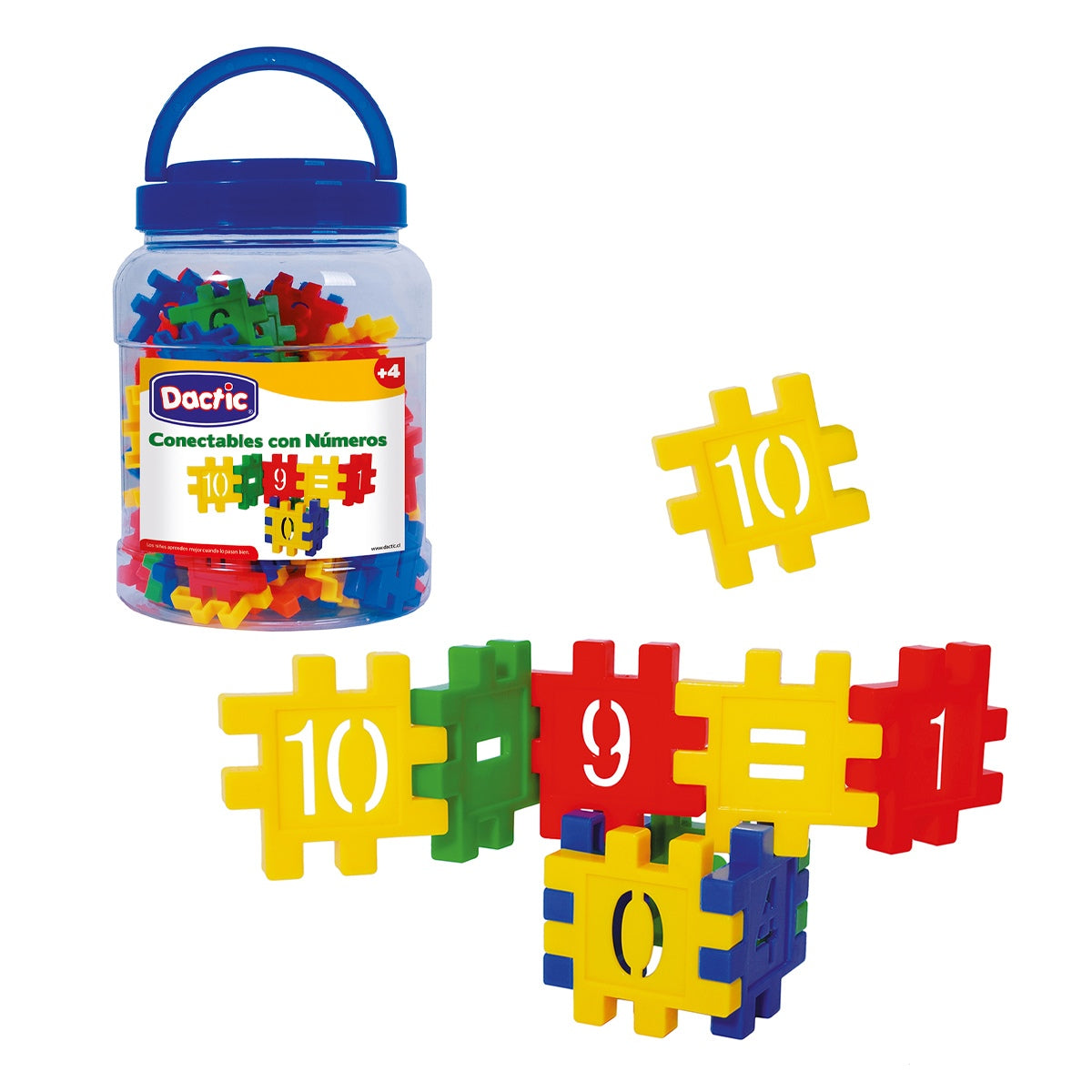 Conectable Pieza C/Número 85 Und Dactic