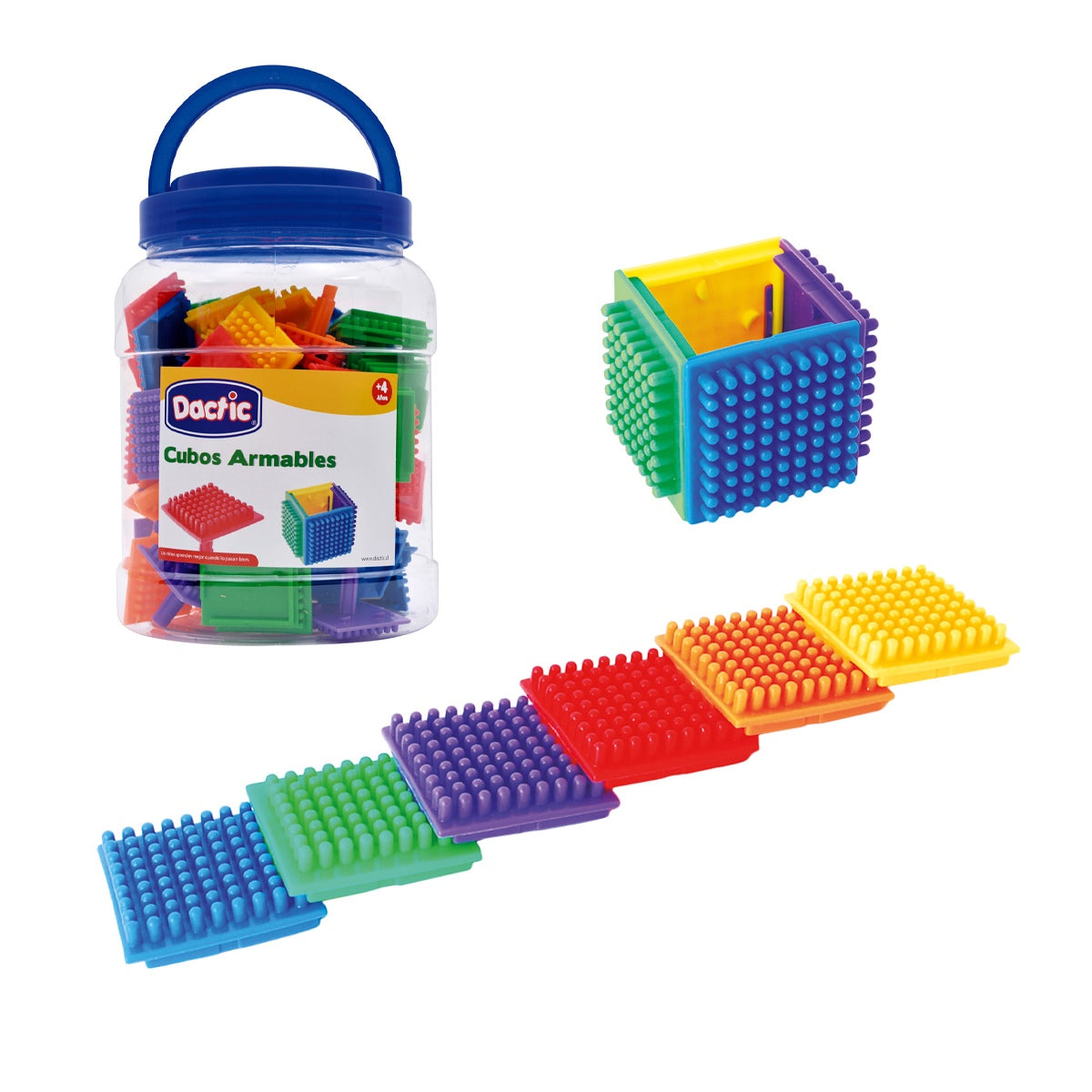 Conectable Cubo Armable 85 Und Dactic