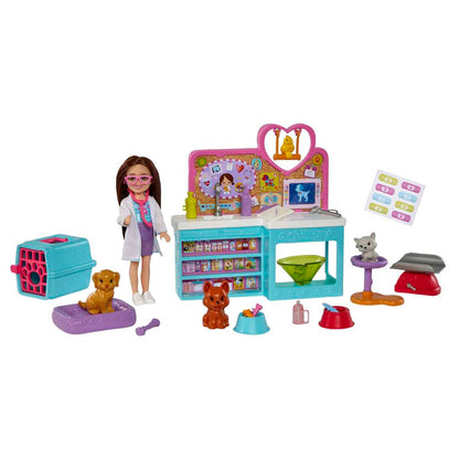 Barbie Muñeca Chelsea Veterinaria