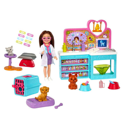 Barbie Muñeca Chelsea Veterinaria