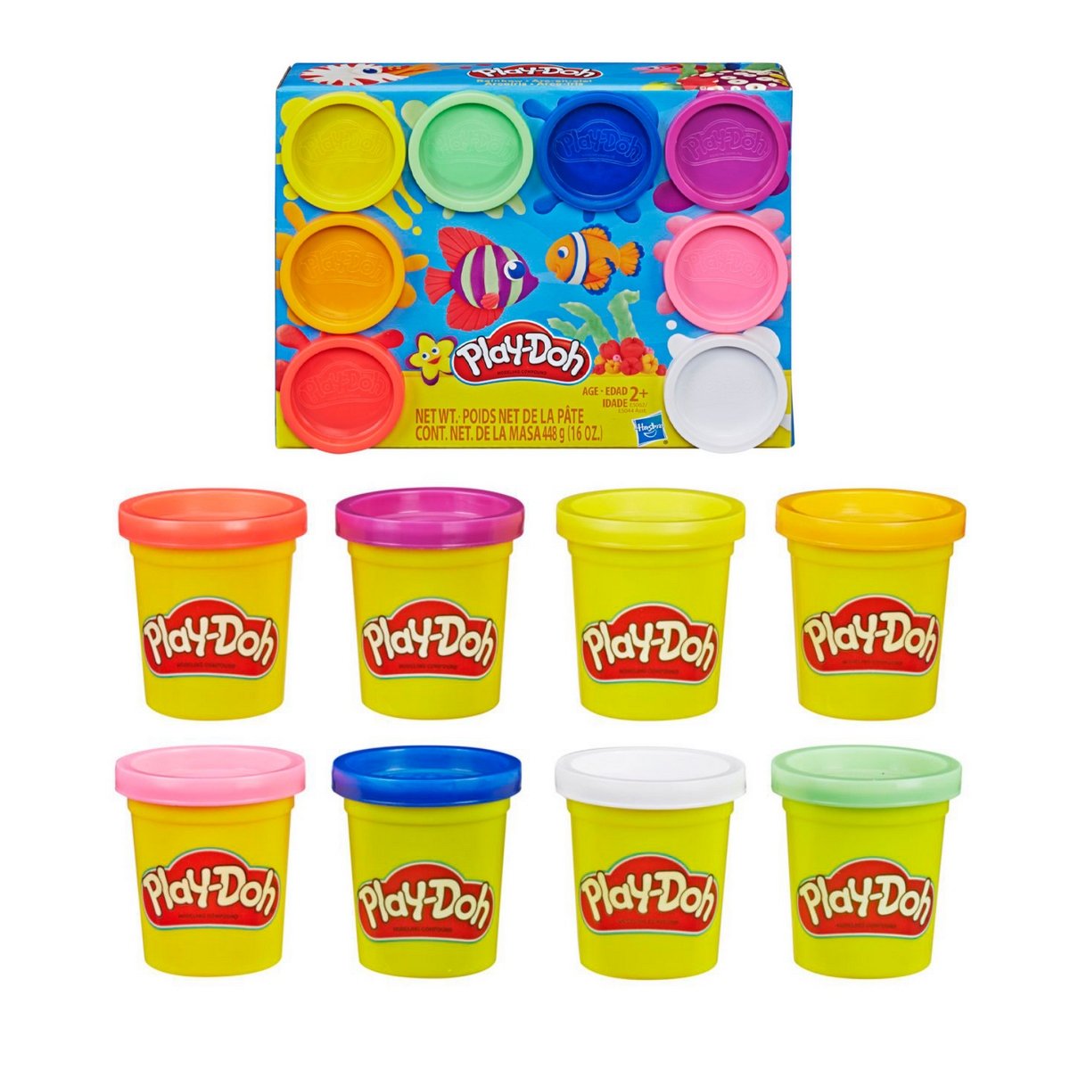 Play-Doh 8 Pack Hasbro - Rainbow
