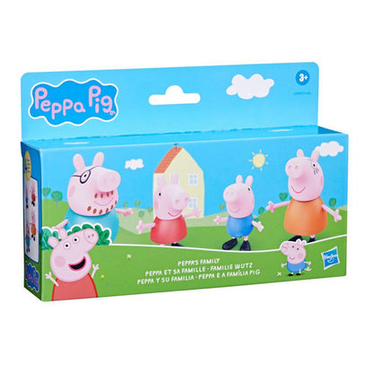 Peppa Pig Set De 4 Figuras - Peppa Y Su Familia