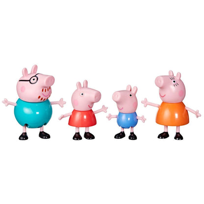 Peppa Pig Set De 4 Figuras - Peppa Y Su Familia