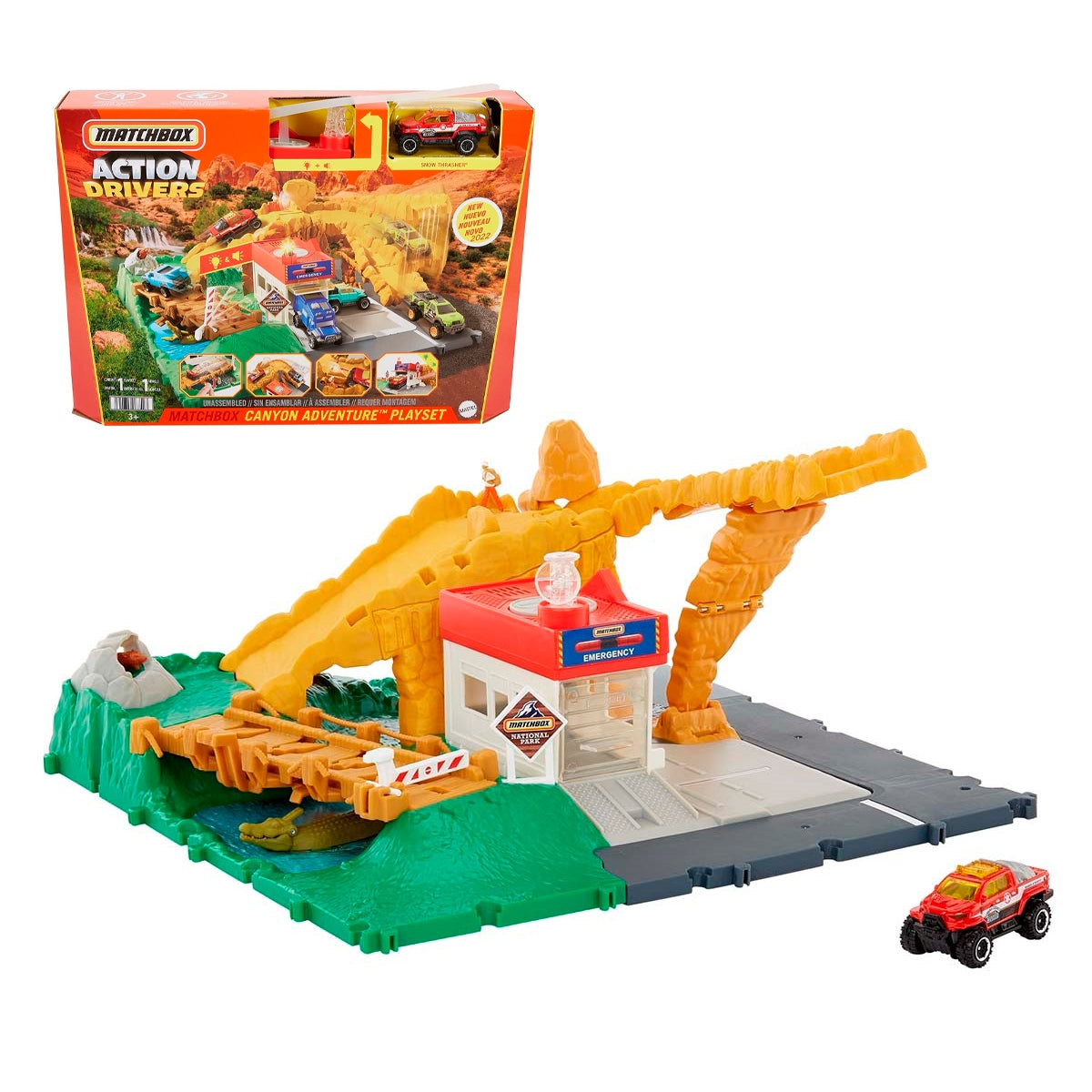 Matchbox Conductores De Accion Mattel - Canyon Adventure