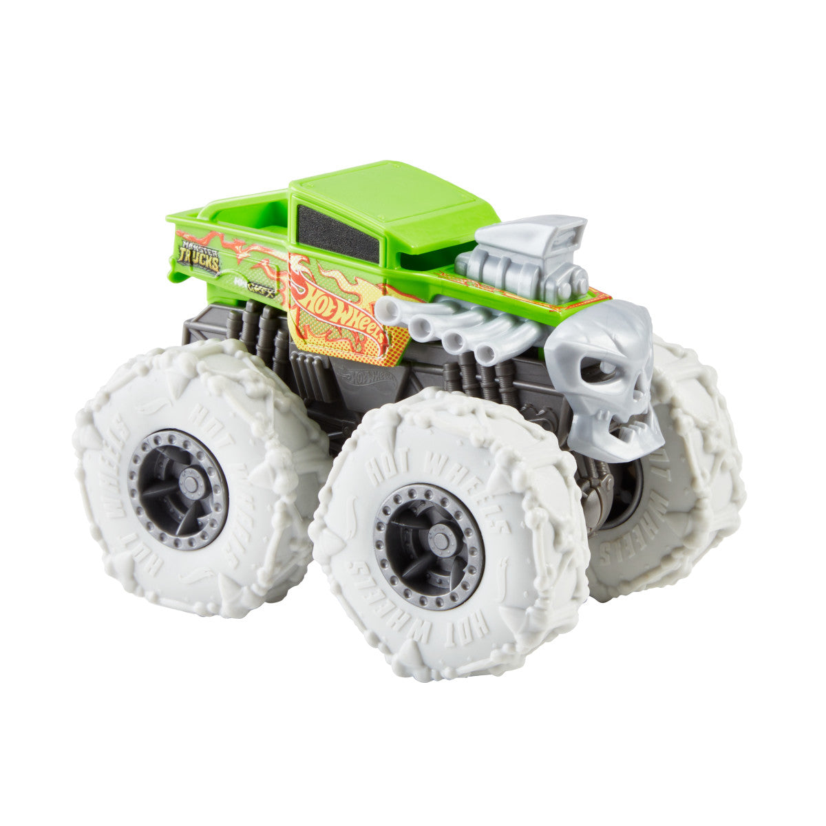 Hot Wheels Monster Trucks Twister Tredz Mattel - Bone Shake Verde