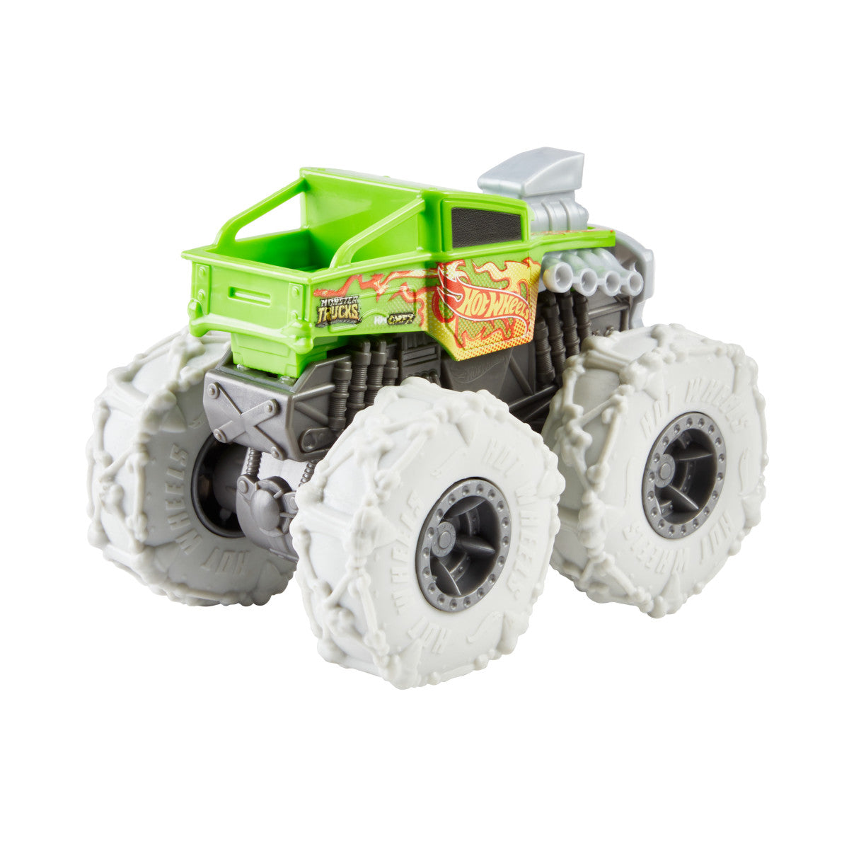 Hot Wheels Monster Trucks Twister Tredz Mattel - Bone Shake Verde