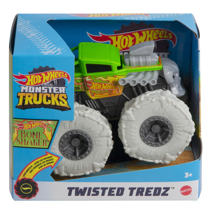 Hot Wheels Monster Trucks Twister Tredz Mattel - Bone Shake Verde