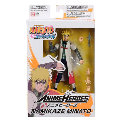 Figura 17 Cms Legendaria Anime héroes Naruto De Bandai - Namikaze Minato