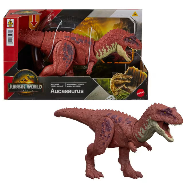 Jurassic World Dinosaurio De Juguete Rebirth Rugido Salvaje - Aucasaurus