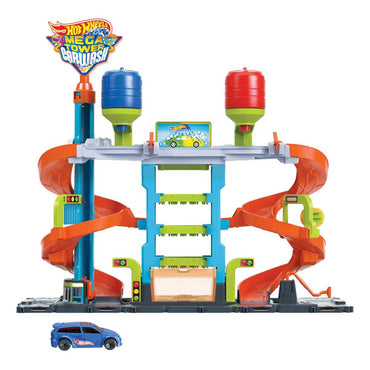 Hot Wheels City Autolavado Mega Torre