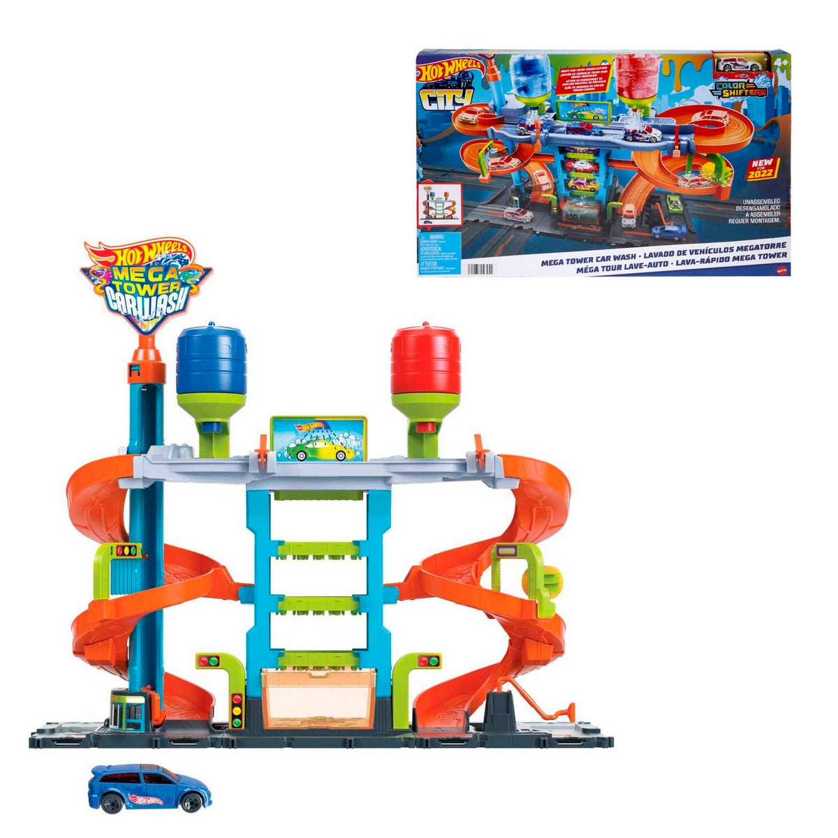 Hot Wheels City Autolavado Mega Torre