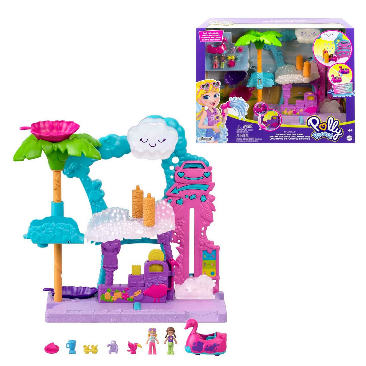 Polly Pocket Pollyville Auto-Lavado