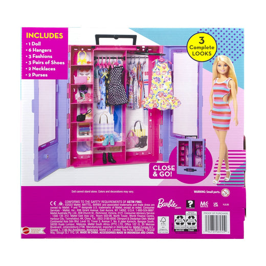Barbie Nuevo Closet De Lujo Con Muñeca
