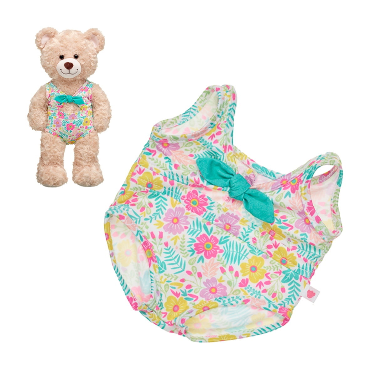 Traje De Baño Floral Build-A-Bear