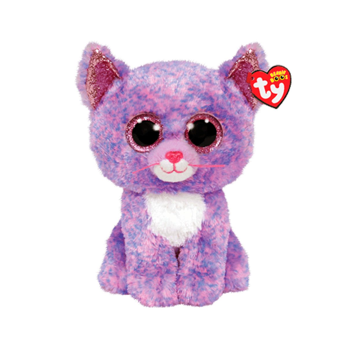 Ty Beanie Boos Cassidy Gato Lavanda Medium Categoría: Peluches Tipo producto:  Animales de peluche