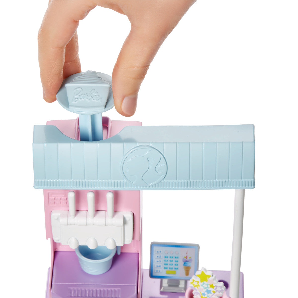Barbie Profesiones Set De Juego Heladería Con Muñeca