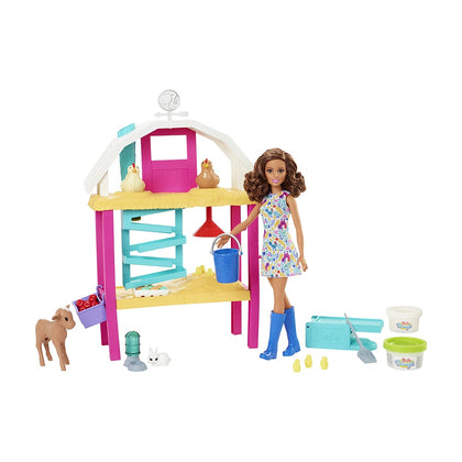 Barbie Set De Diversión En La Granja