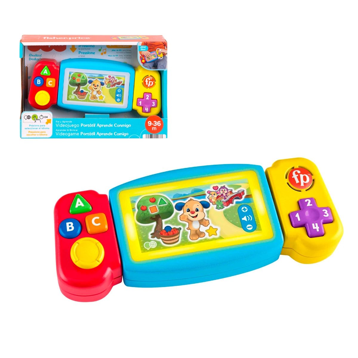 Fisher-Price Juguete Para Bebés Videojuego Portátil Aprende