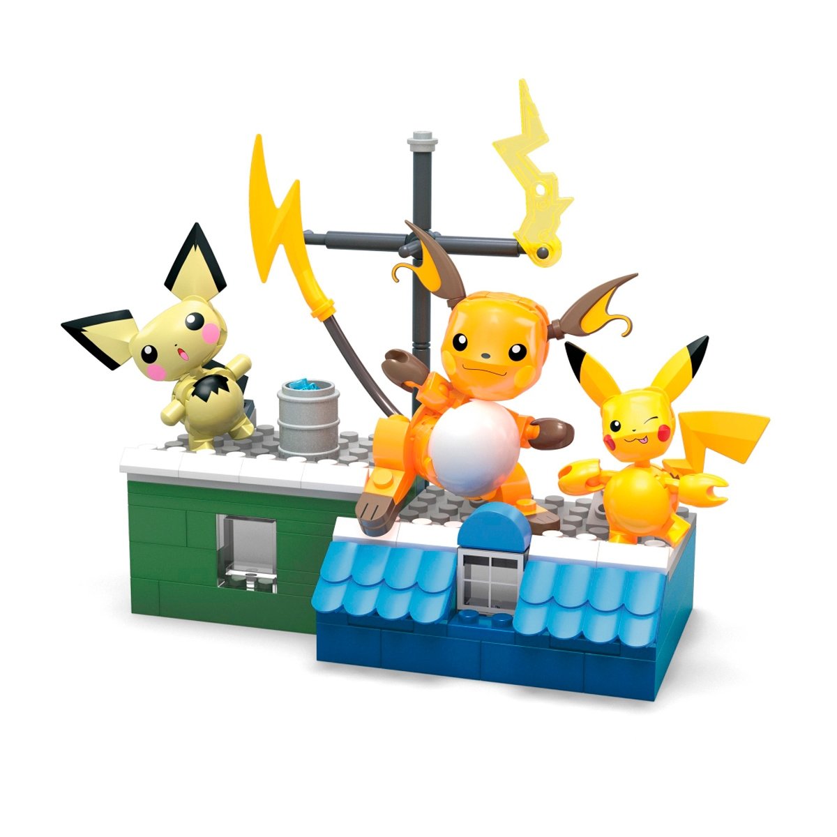 Mega Juguete De Construcción Set De Evoluciones De Pikachu