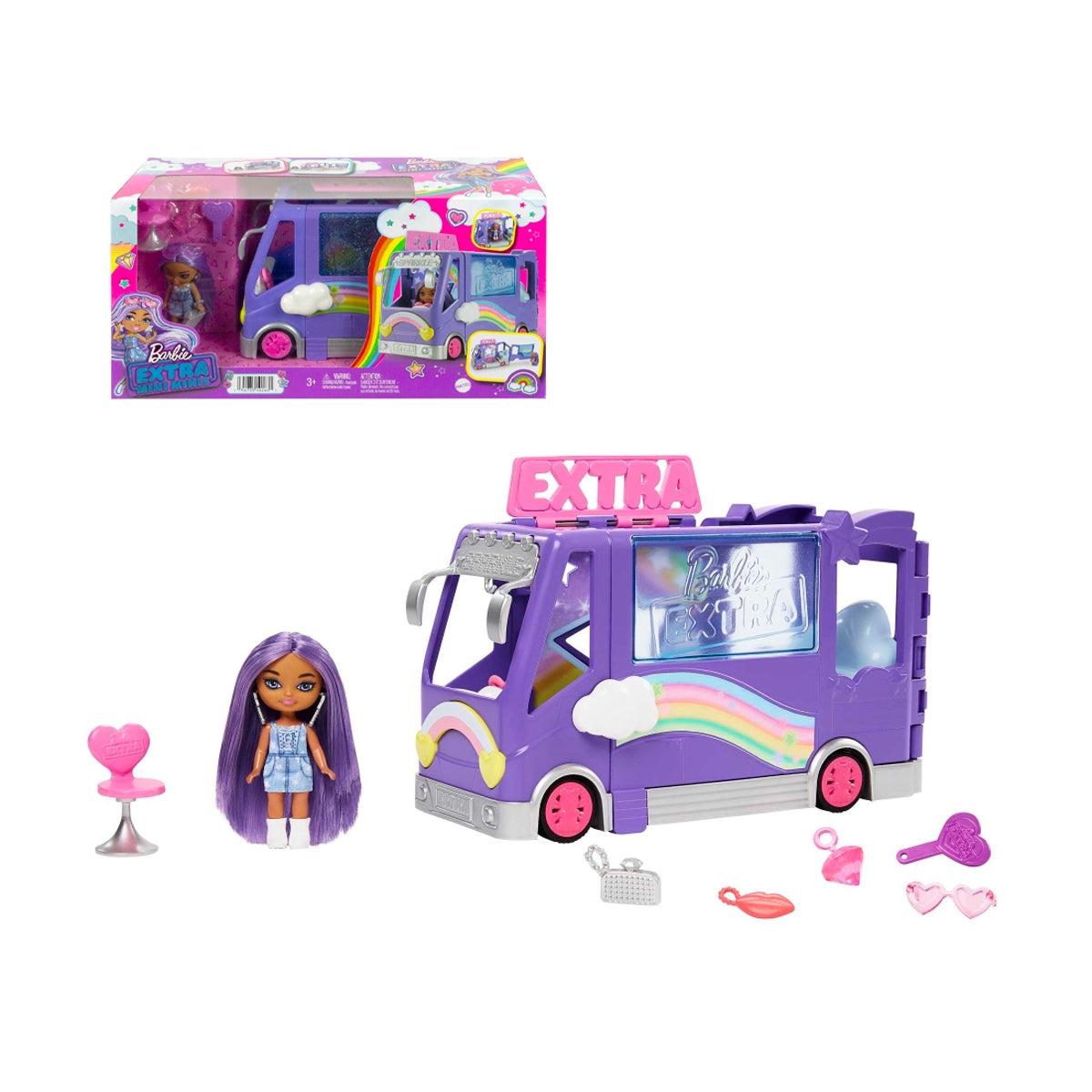 Barbie Extra Mini Minis Set De Juego Camión Turístico
