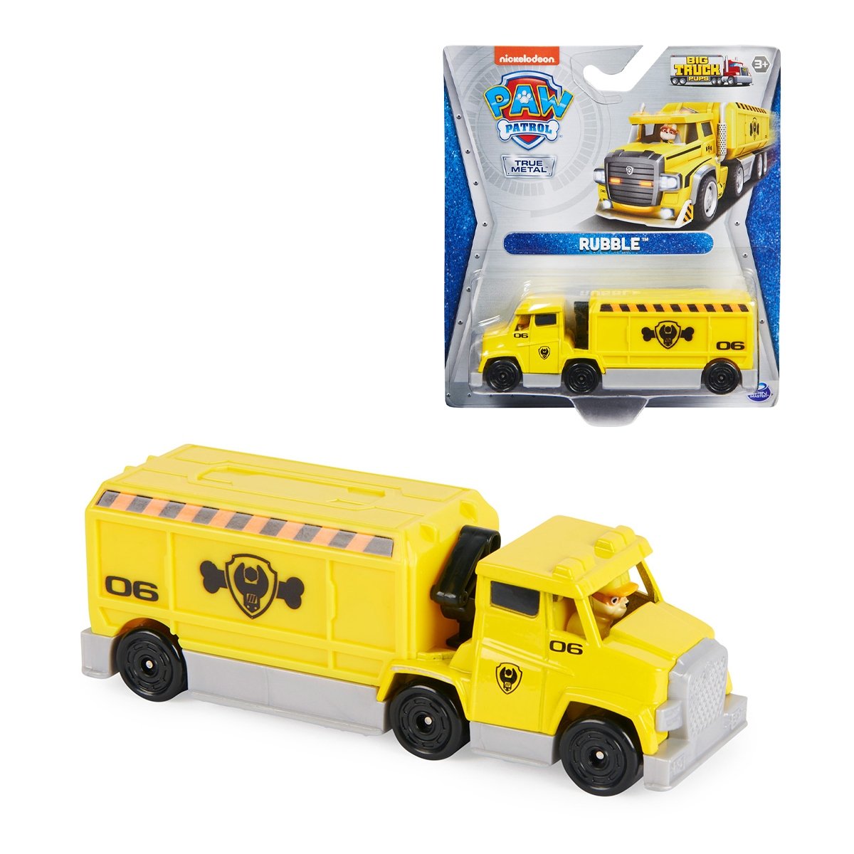 Paw Patrol Big Truck Veh Metalicos - Rubble
