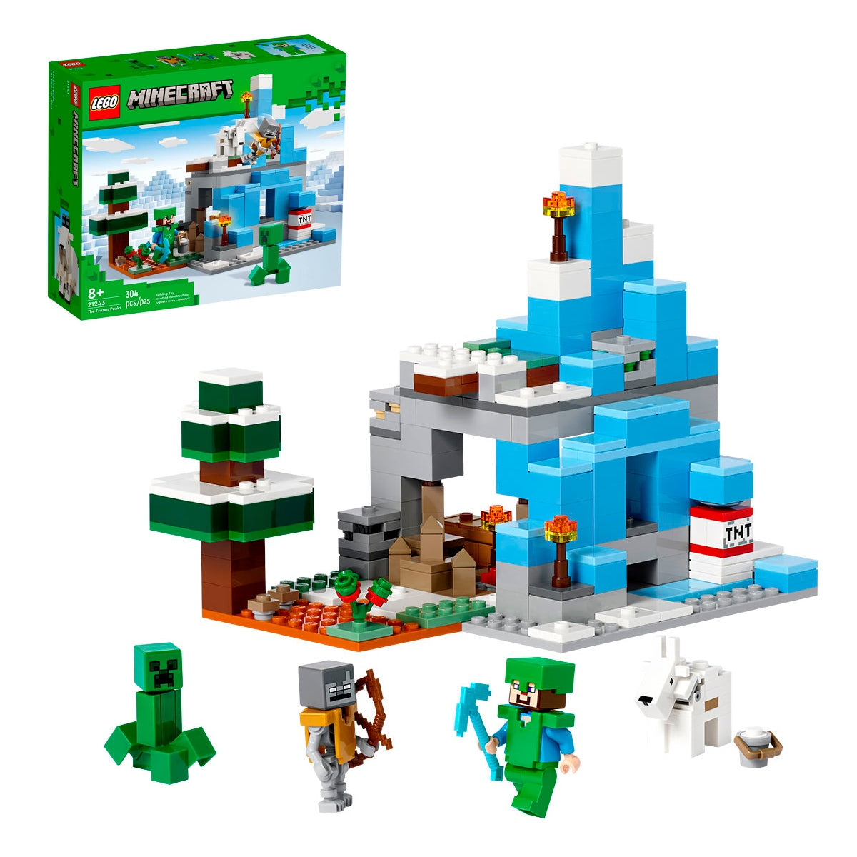 La Montaña De Hielo Lego Minecraft