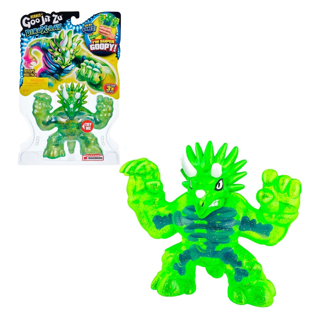 Heroes Of Goo Jit Zu Dino X-Ray - Triceratops