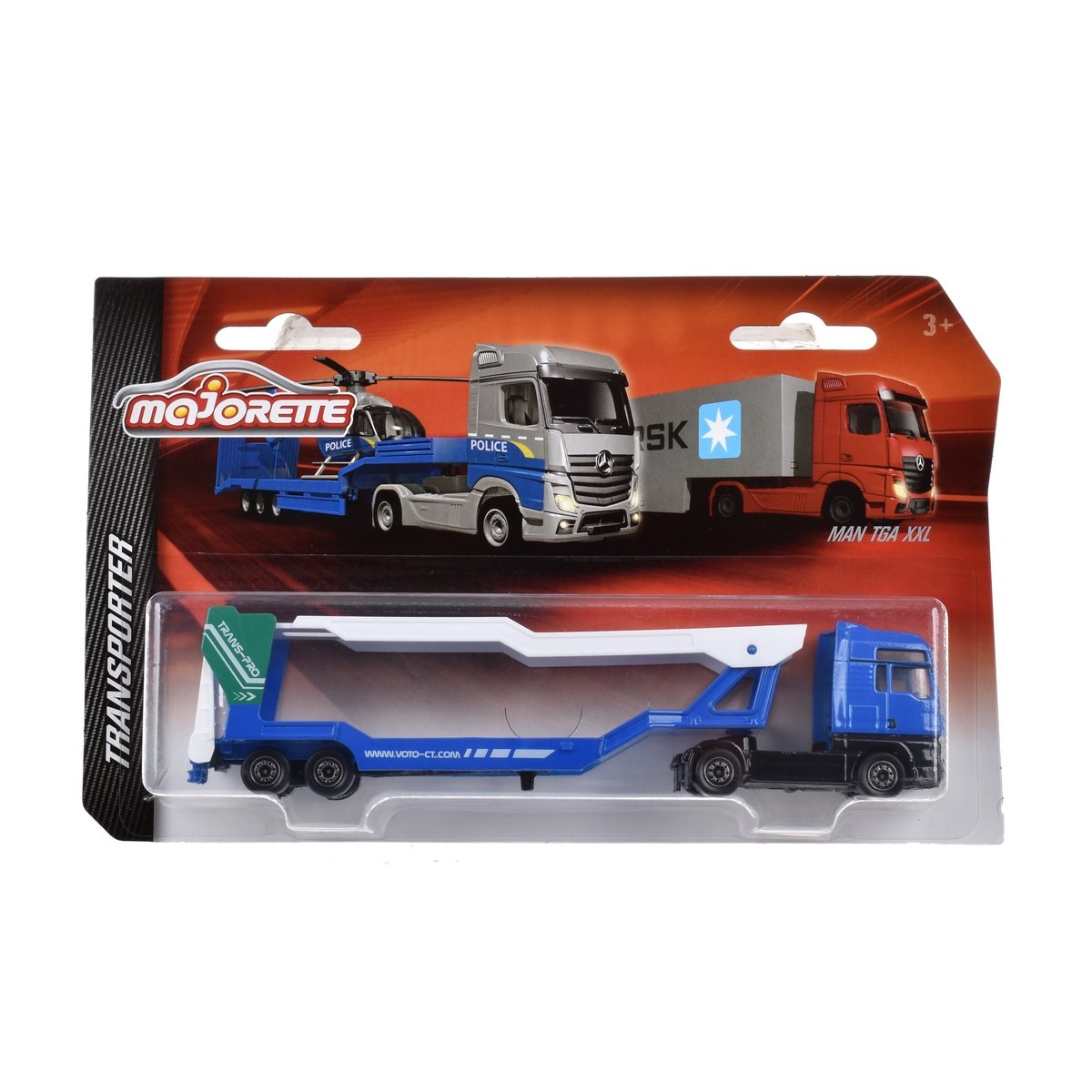 Majorette Transporte - Man-Azul