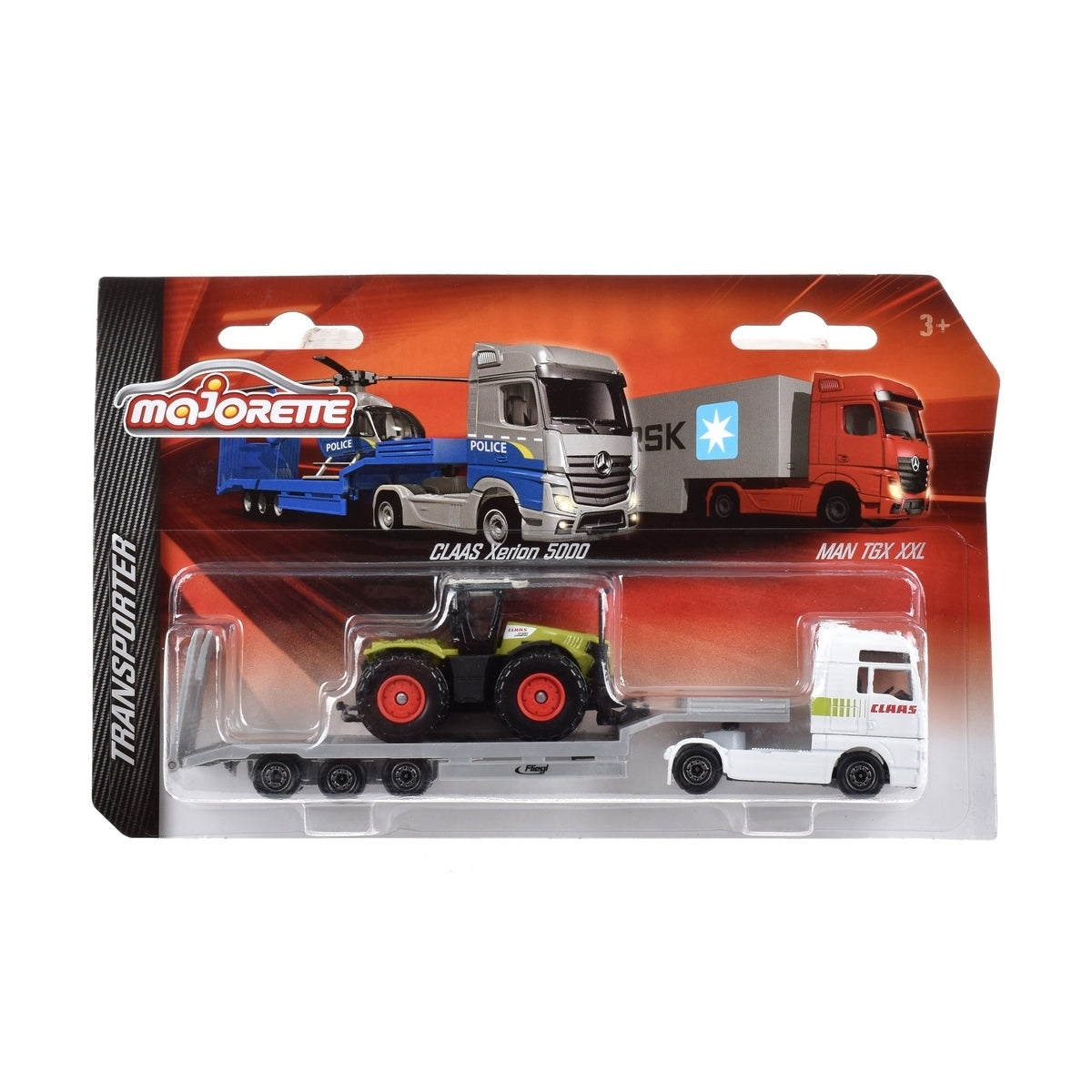 Majorette Transporte - Man-Blanco