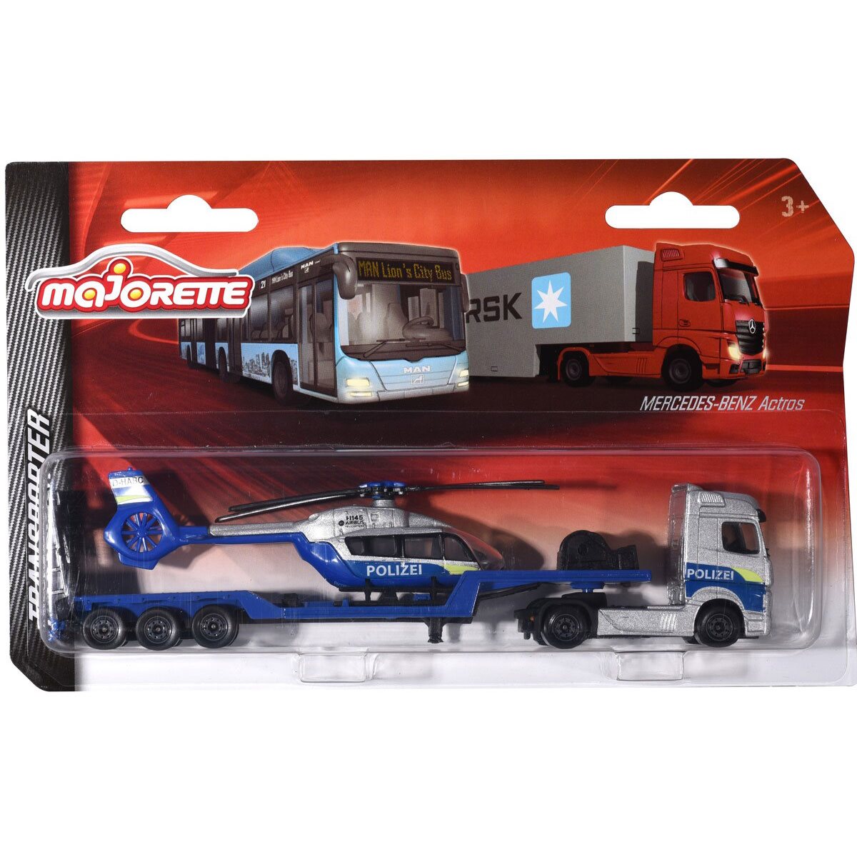 Majorette Transporte - Mercedes-Police