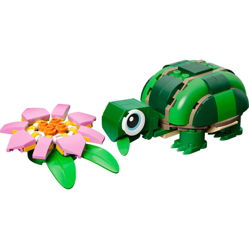 Tortuga Con Flor De Nenufar Lego Creator