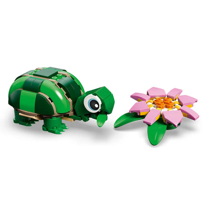 Tortuga Con Flor De Nenufar Lego Creator