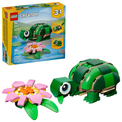 Tortuga Con Flor De Nenufar Lego Creator