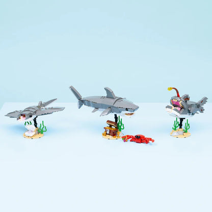 Tiburon Feroz Con Cofre Del Tesoro Lego Creator