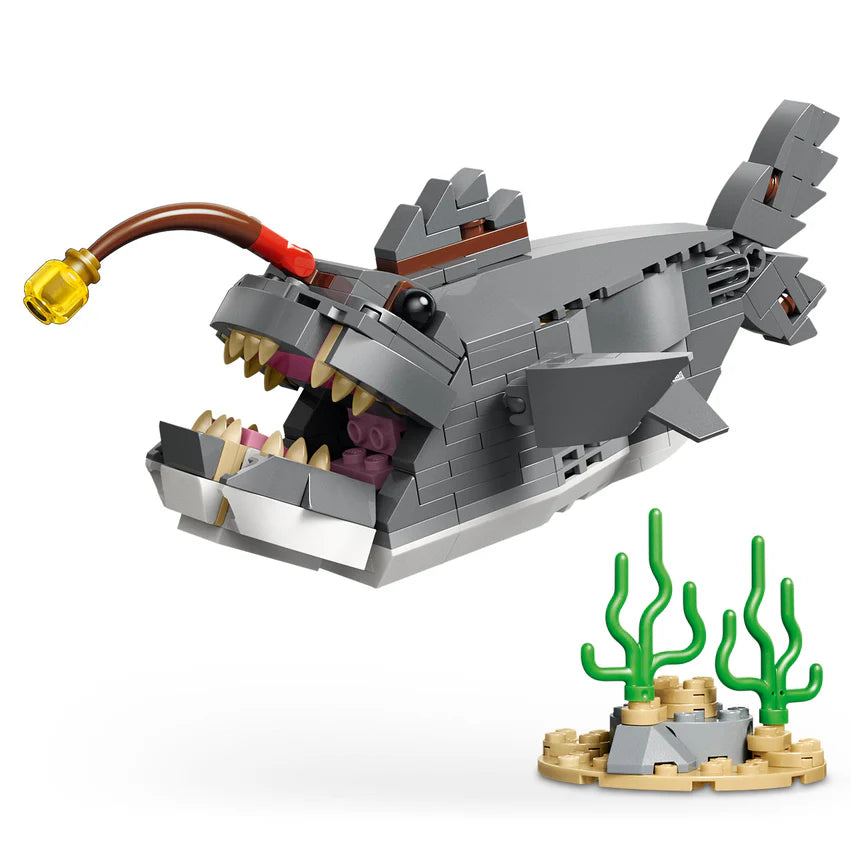 Tiburon Feroz Con Cofre Del Tesoro Lego Creator