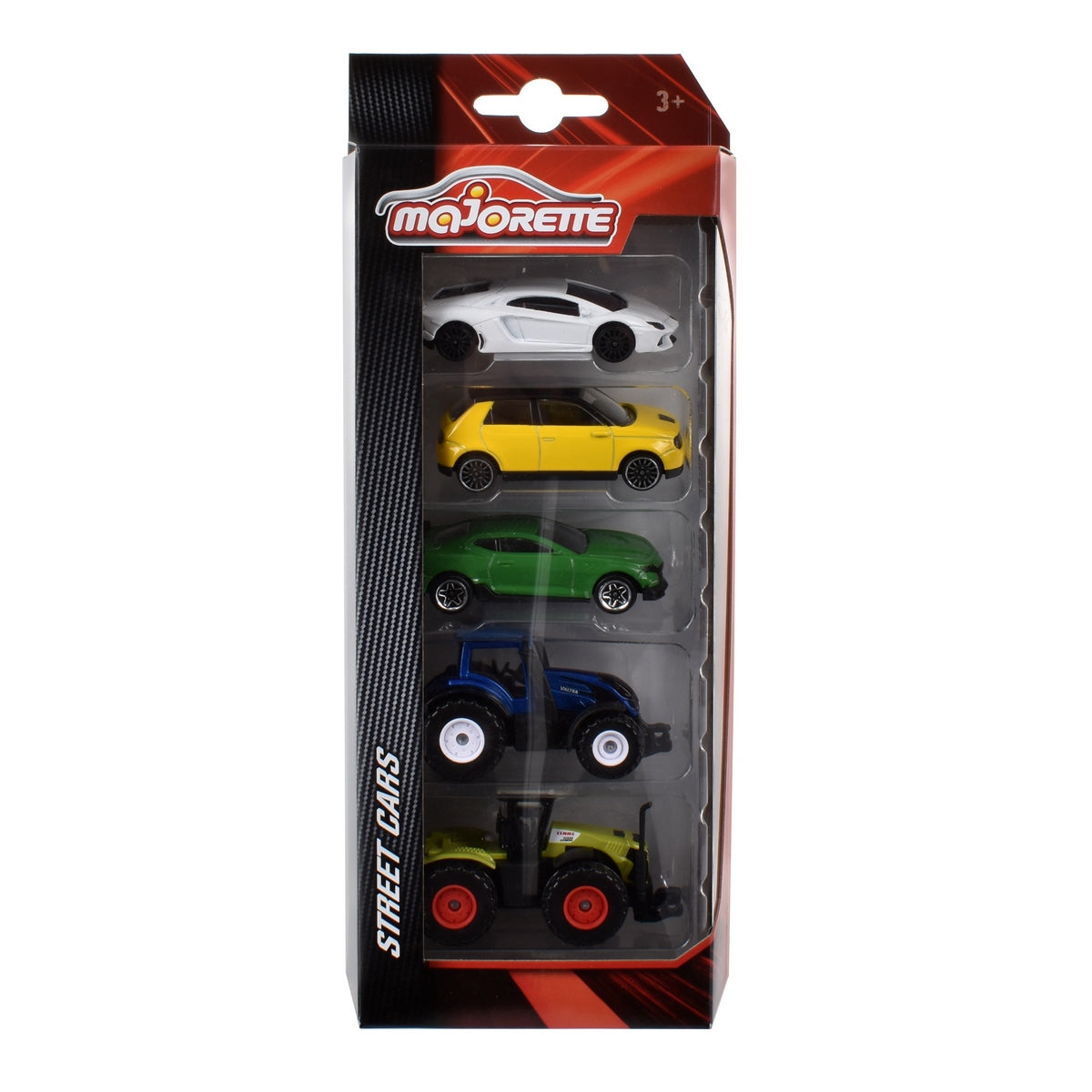 Majorette  Set De 5 Unidades - Tractor Verde