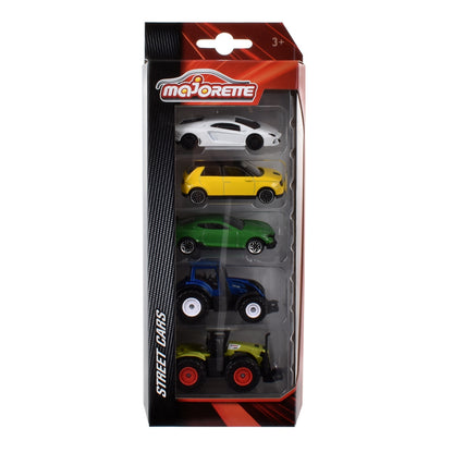 Majorette  Set De 5 Unidades - Tractor Verde