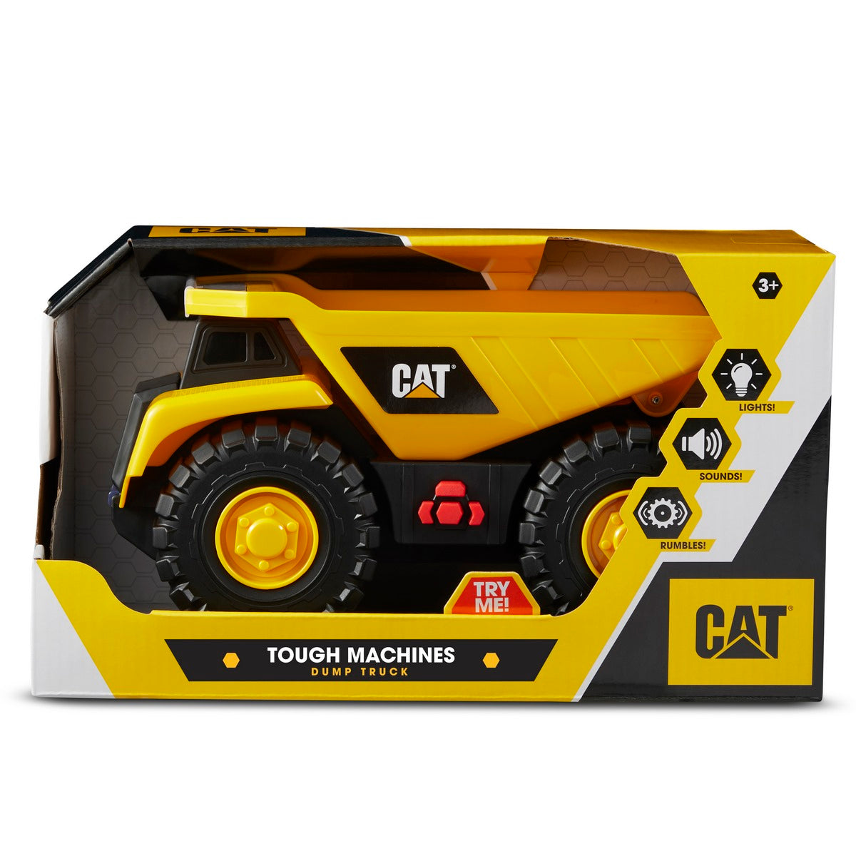 Cat Maquinaria De Construccion Con Luz Y Sonido - Camion