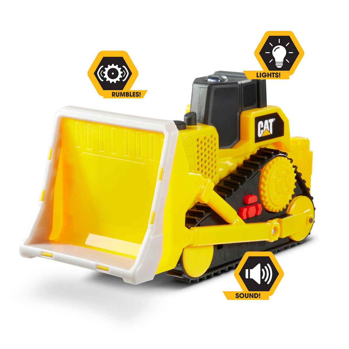 Cat Maquinaria De Construccion Con Luz Y Sonido - Cargador Frontal
