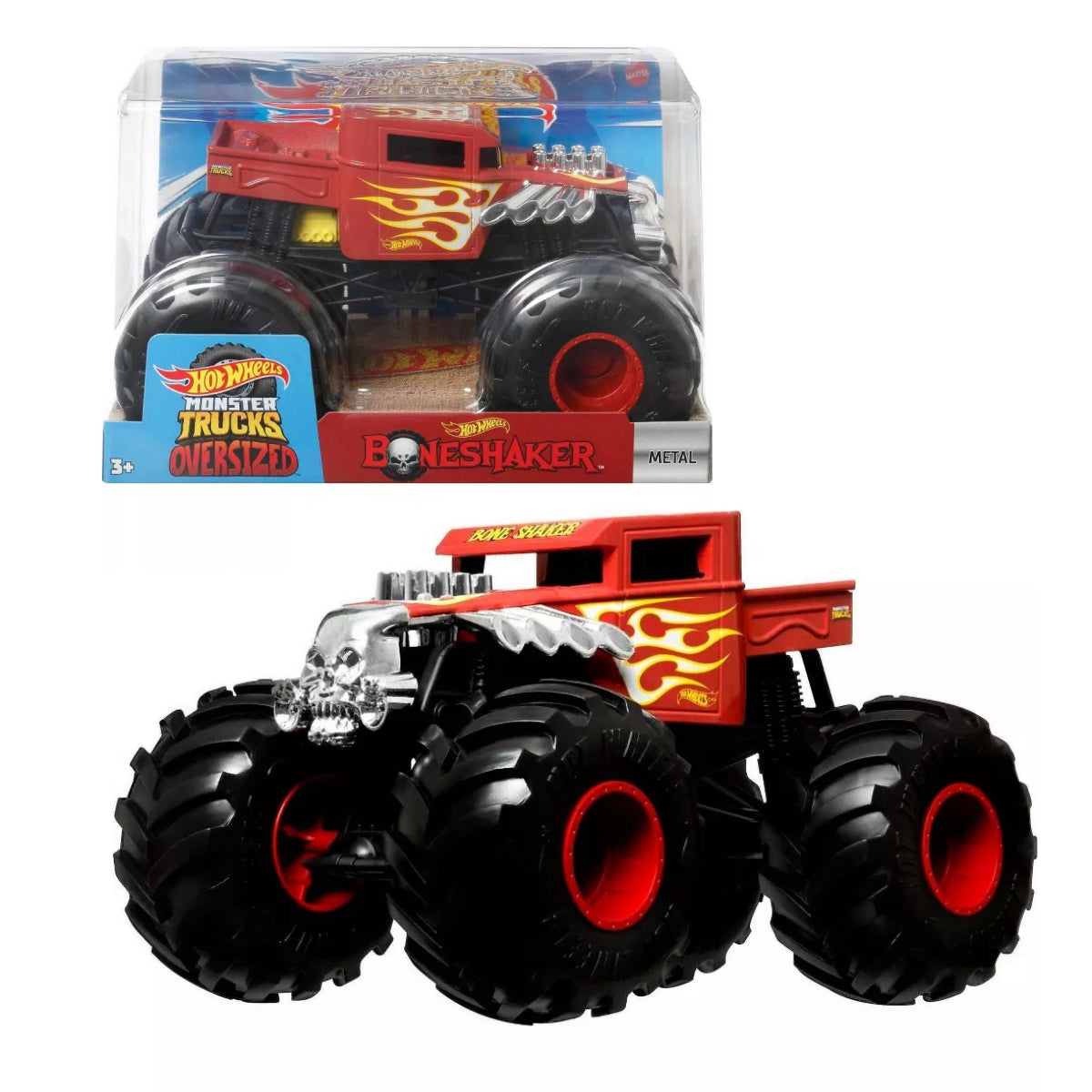 Hot Wheels Monster Trucks Escala 1:24 - Boneshaker